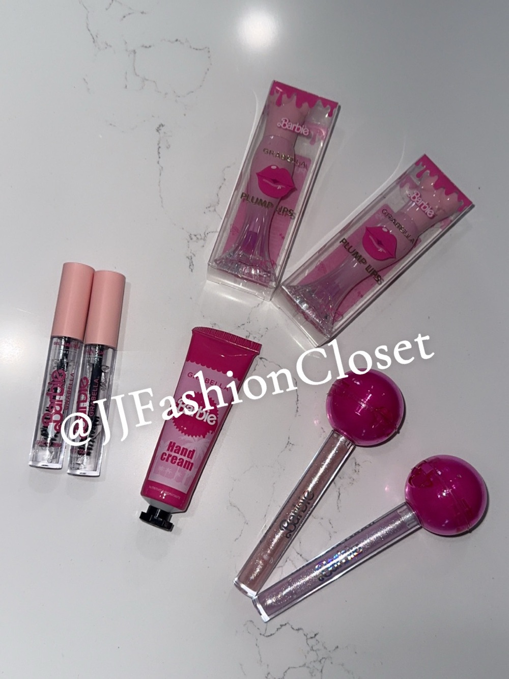 Barbie Pink Lip Gloss Set - Pink